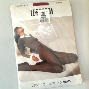 Wolford Velvet de Luxe 50 Tights - True Red